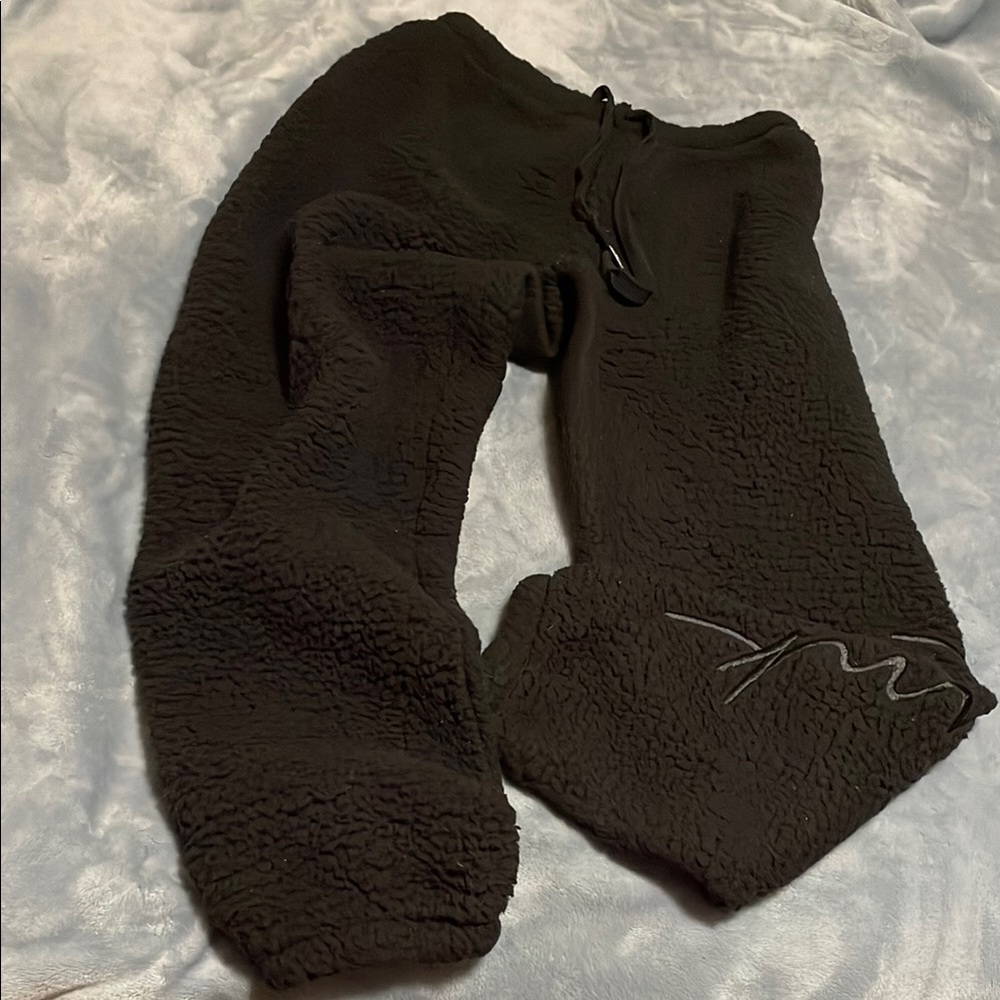 PINK Victoria's Secret Black Sweatpants Comfortable Tapered Fit